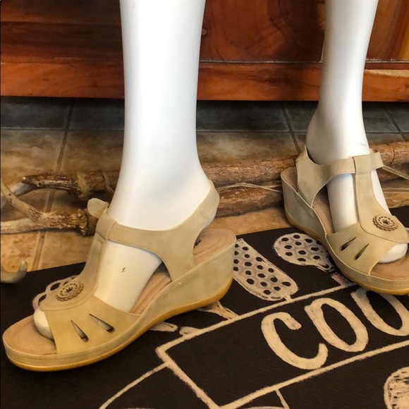 sandals wedge size 9 women’s - Picture 2 of 9